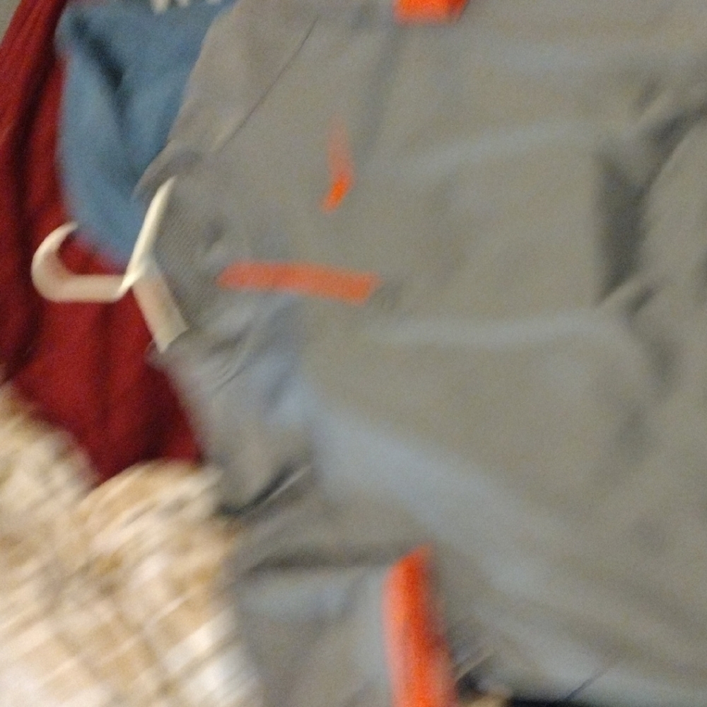 Nike Gray and Red Dress Shirt